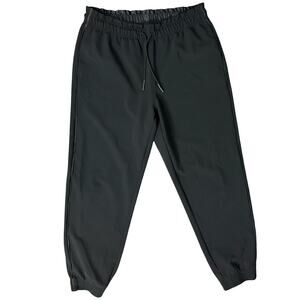Athleta Black Metropolis Jogger Primatwill Oversized High Rise Pants size 8